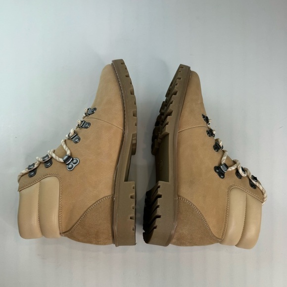 Universal Thread Tully Lace Up Hiking Boot Ivory Tan - Picture 8 of 12